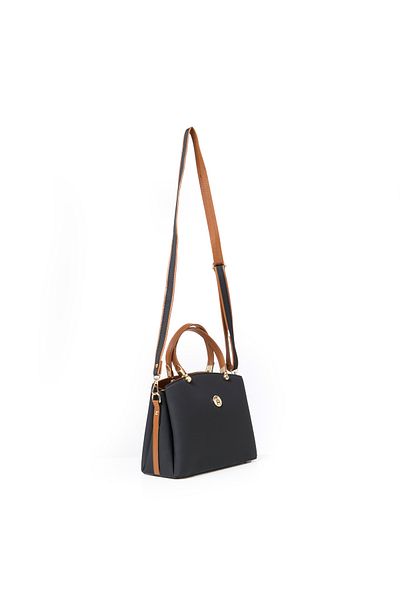 TH Woman / Girl Shoulder Bag TH-YK6371 Black-Tan