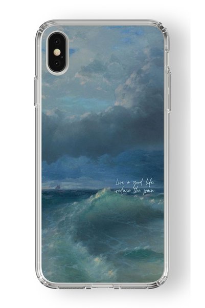 Multitronic Good Life Design Printed Transparent Case Compatible with iPhone ...