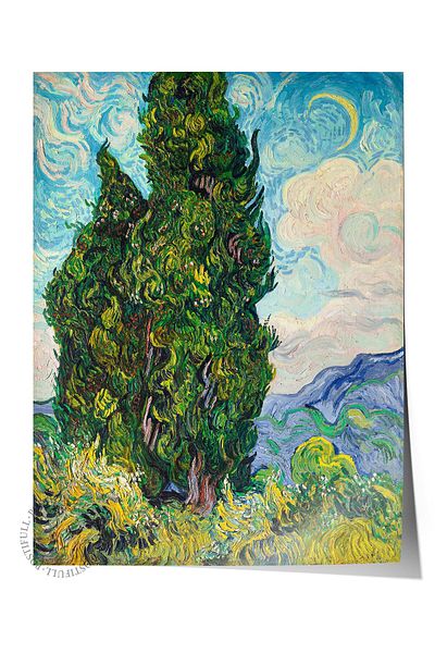 Postifull Poster Van Gogh nr:67 Poster de artă modernă - Seria Art Decor - Pictură murală, imprimare HD