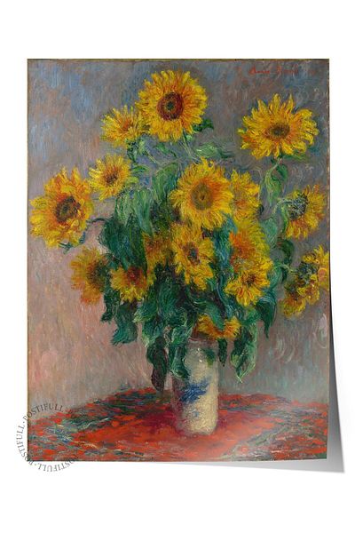 Postifull Poster Monet No:25 Poster de artă modernă - Seria Art Decor - Pictură murală, imprimare HD