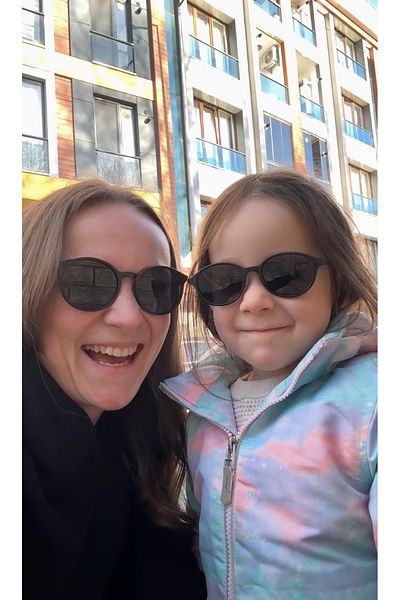 By Donetto Black Bone Child (1-5 YEARS) Mother Child Combination Unisex 2-Piece Sunglasses Mother (Addition: 50)
