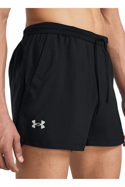 Under Armour Black Men's Slim Fit 5'' Black Shorts Ua Launch