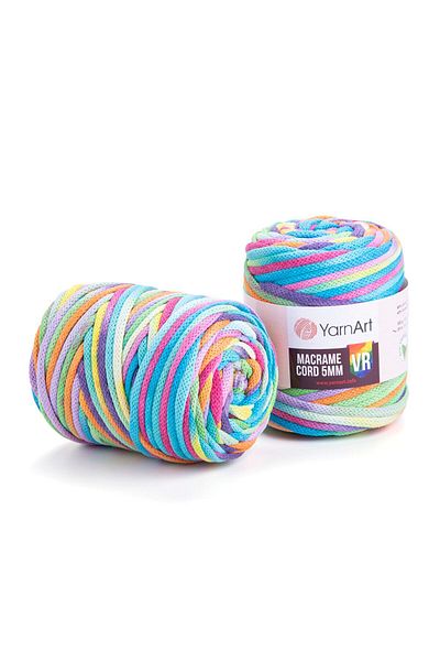 Yarnart Κορδόνι Macrame 5 Mm Vr - Μακραμέ Χειροποίητο Νήμα Πλεκτομηχανής Ebruli-919