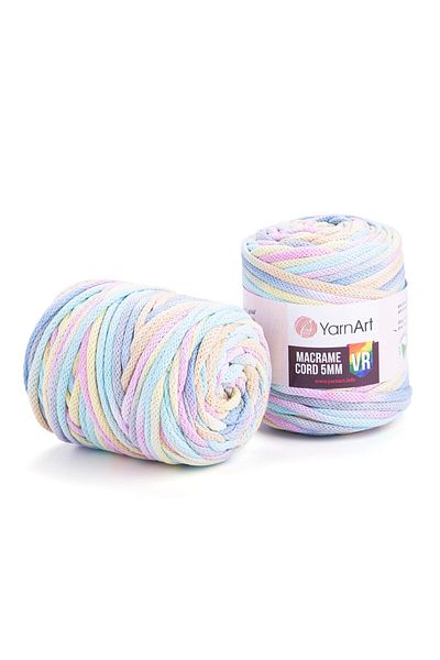 Yarnart Κορδόνι Macrame 5 Mm Vr - Μακραμέ Χειροποίητο Νήμα Πλεξίματος Ebruli-929