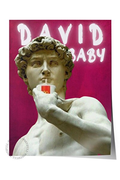 Postifull Çerçevesiz Poster Alternatif Sanat Serisi, Değiştirilmiş Sanat, Duv...