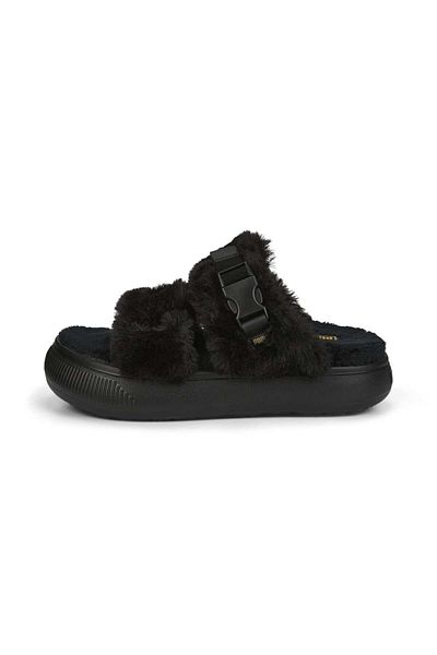Puma Mayu Suede Women's Furry Slippers - Comfortable and Stylish Design