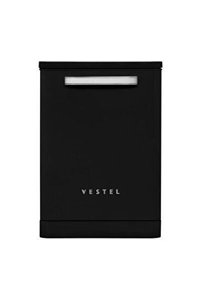 Vestel BM 5001 Retro Siyah 5 Programlı Bulaşık Makinesi