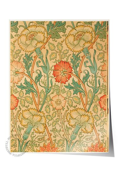Postifull Poster William Morris nr:17 Poster de artă modernă - Seria de decorațiuni artistice - Pictură murală, imprimare HD