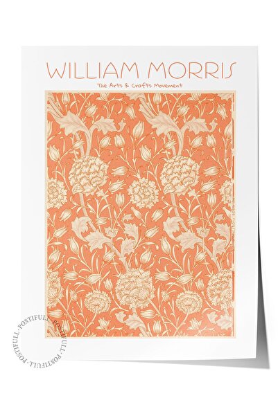 Postifull Αφίσα William Morris - Σειρά Art, Σχεδιασμός χωρίς πλαίσιο, Μοντέρν...