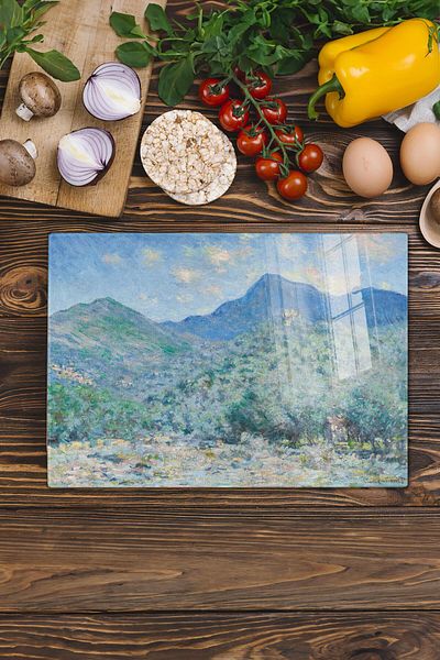 Postifull Cutting Board, New Generation Chopping Board Glass, Art Series, Thick and Tempered Unbreakable Glass, 21*30cm