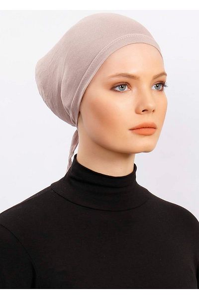 Ecardin Light Mink Comfortable Snap Bonnet - St 257