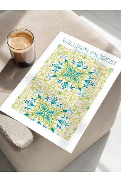 Postifull Αφίσα William Morris - Σειρά Art, Σχεδιασμός χωρίς πλαίσιο, Μοντέρνα Τέχνη