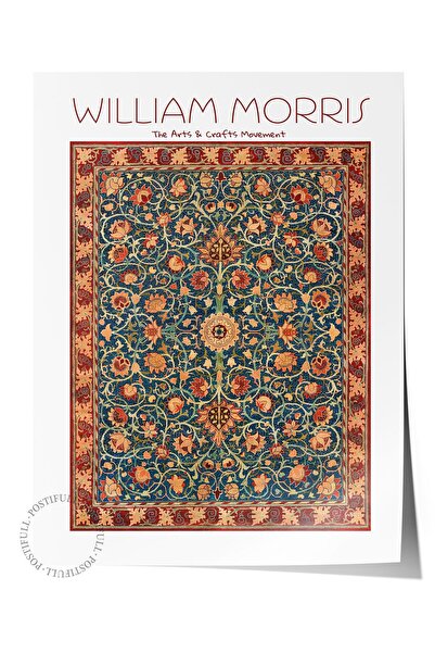 Postifull William Morris Poster, Sanat Serisi, Çerçevesiz Poster, William Mor...