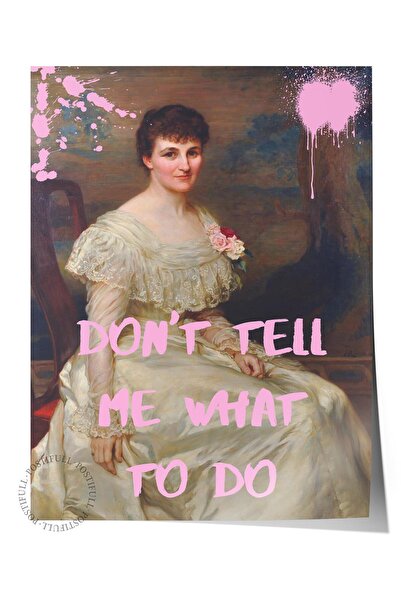 Postifull Çerçevesiz Poster Alternatif Sanat Serisi, Değiştirilmiş Sanat, Duv...