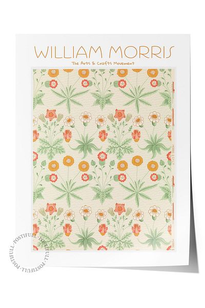 Postifull Αφίσα William Morris - Σειρά Art, Σχεδιασμός χωρίς πλαίσιο, Μοντέρνα Τέχνη