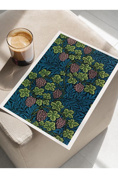Postifull Poster William Morris Nr:30 Poster de artă modernă - Seria Art Decor - Pictură murală, imprimare HD