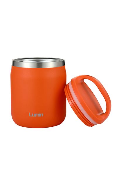 Lumin Flask Lumin Thermo 0.60 Liter - Stainless Steel Food Thermos, 12 Hours Hot and Cold, Vacuum Insulated