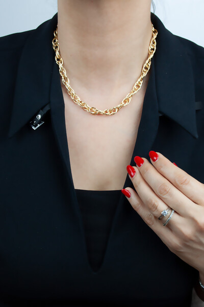 Liveyn Design Gold Classic Chain Necklace
