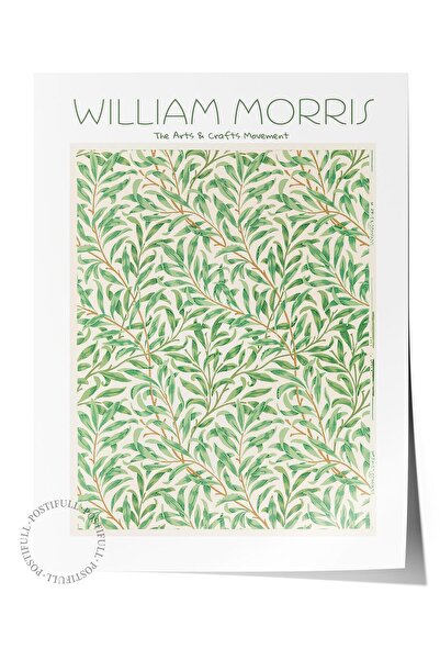 Postifull William Morris Poster, Sanat Serisi, Çerçevesiz Poster, William Mor...