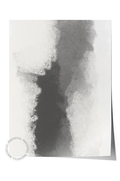 Postifull Poster fără încadrare Seria nordică abstractă, pictură nordică, poster de perete, imprimare HD, gros archival