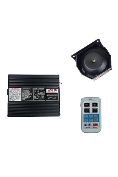 Otovo Mikrofonlu Metal Siren Uzaktan Kumandalı /sssr45-1
