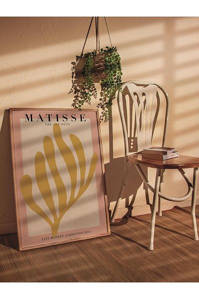 Postifull Αφίσα Παστέλ Σχεδίου Henri Matisse - Χωρίς πλαίσιο, Αφίσα Εικονογράφησης Duar, Εκτύπωση HD, Παχύ