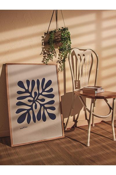 Postifull Αφίσα Παστέλ Σχεδίου Henri Matisse - Χωρίς πλαίσιο, Αφίσα Εικονογράφησης Duar, Εκτύπωση HD, Παχύ