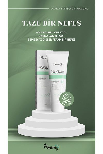 Homm Bitkisel Homm Life Drip Gummy Toothpaste 75 ml