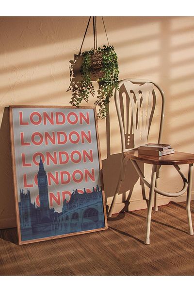 Postifull Αφίσα London Illustration City - Σειρά Cities, Αφίσα Duar, Εκτύπωση HD, Αρχείο παχύ
