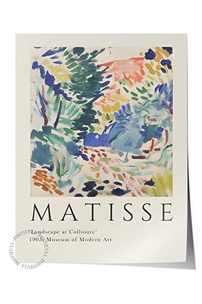Postifull Çerçevesiz Poster, Illüstrasyon Çizim Poster - Henri Matisse Pastel, Duvar Posteri, Hd Baskı, Kalın