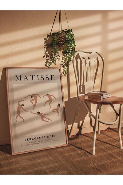 Postifull Αφίσα Παστέλ Σχεδίου Henri Matisse - Χωρίς πλαίσιο, Αφίσα Εικονογράφησης Duar, Εκτύπωση HD, Παχύ