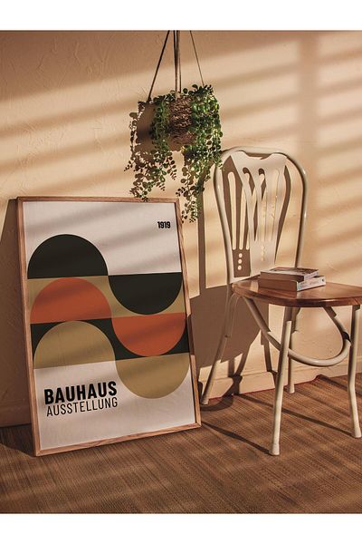 Postifull Αφίσα τοίχου με εκτύπωση HD της σειράς Bauhaus - Χωρίς πλαίσιο