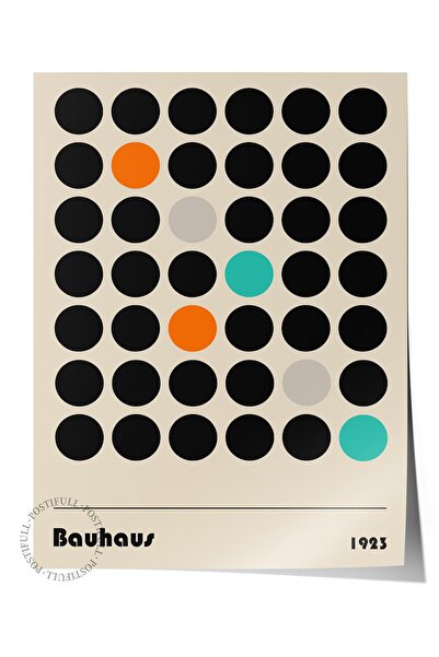 Postifull Μπεζ αφίσα της σειράς Bauhaus - Χοντρό αρχειοθετικό κοπή τέχνης, εκ...