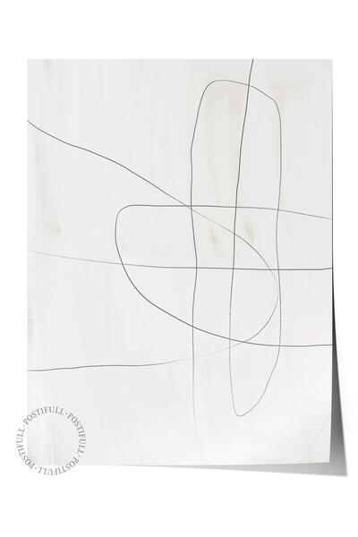 Postifull Poster fără încadrare Seria nordică abstractă, pictură nordică, pos...