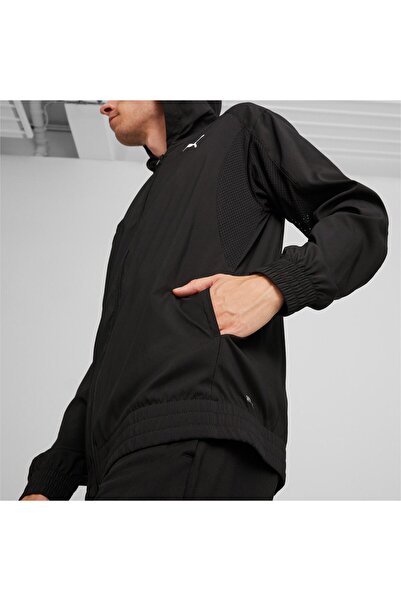 Puma Ανδρικό υφαντό μπουφάν FIT με φερμουάρ