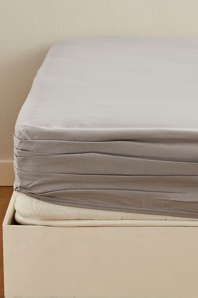 Karaca Home Fitted Double Bed Sheet Light Gray 160X200+30 cm