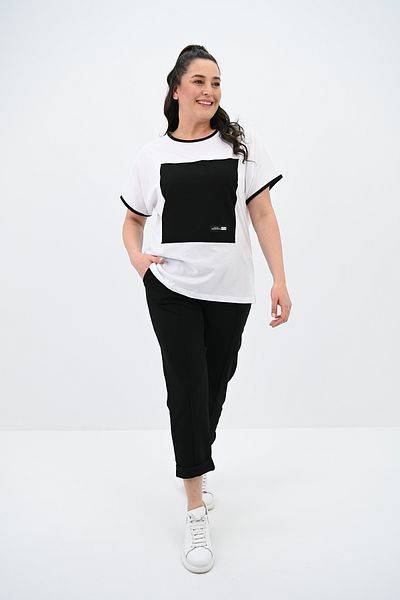 Koza Butik Γυναικείο Σετ Φούτερ με κοντό μανίκι 8091-24