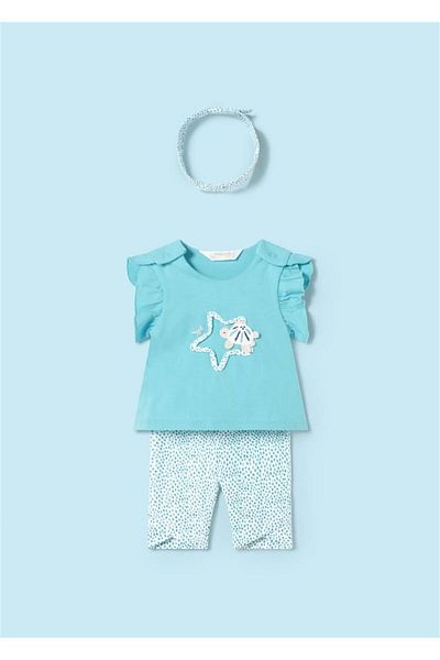 MAYORAL Baby Girl Triple Set Turquoise 1792