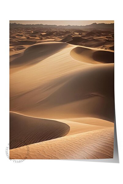 Postifull Poster fără încadrare, pictură din deșert nr. 3, fotografie HD, pos...