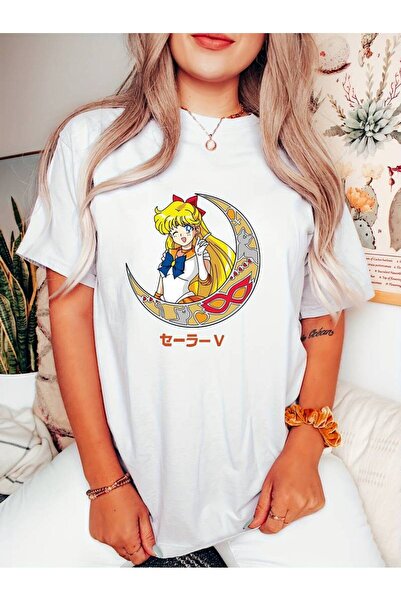 GALASHOP تي شيرت نسائي أنيمي بناتي