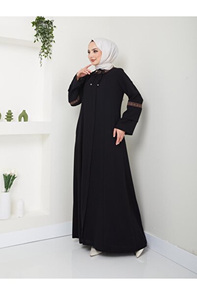 ELBİSHE Embroidered Honeycomb Ferace