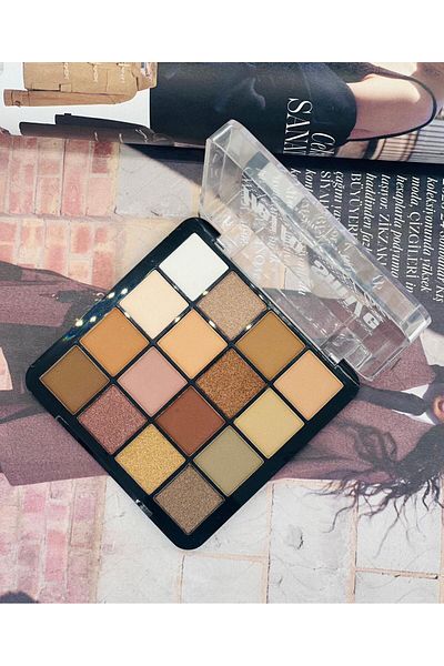 GulFlower 16-Piece Eyeshadow Palette Set
