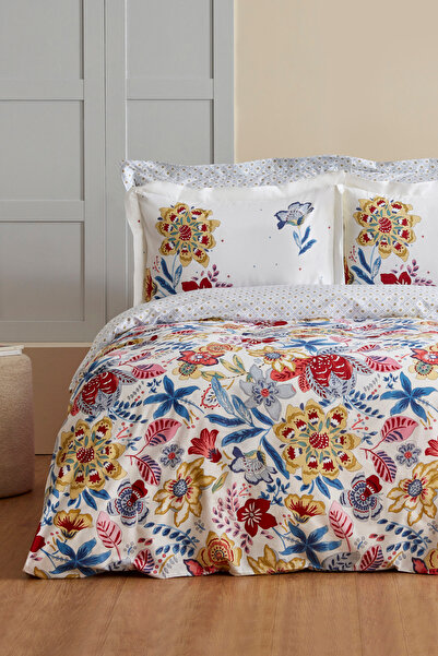 Karaca Home Set cuvertură dublu Persly Blue 100% bumbac