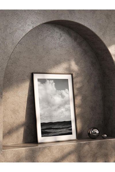Postifull Ασπρόμαυρη αφίσα HD Photo Frameless - Διακόσμηση τοίχου σαλονιού και κουζίνας Νο:56