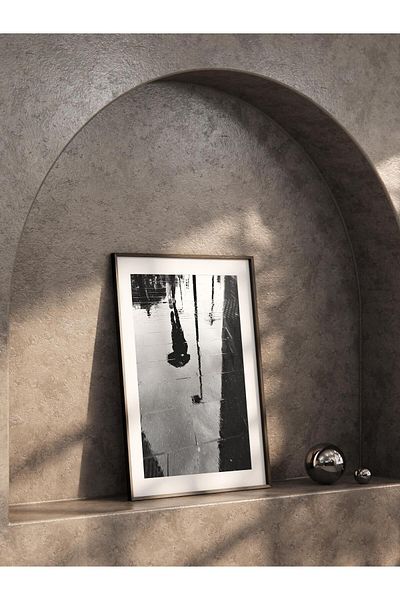 Postifull Ασπρόμαυρη αφίσα HD Photo Frameless - Διακόσμηση τοίχου σαλονιού και κουζίνας Νο:28