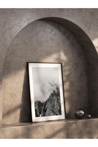 Postifull Ασπρόμαυρη αφίσα HD Photo Frameless - Διακόσμηση τοίχου σαλονιού και κουζίνας Νο:55