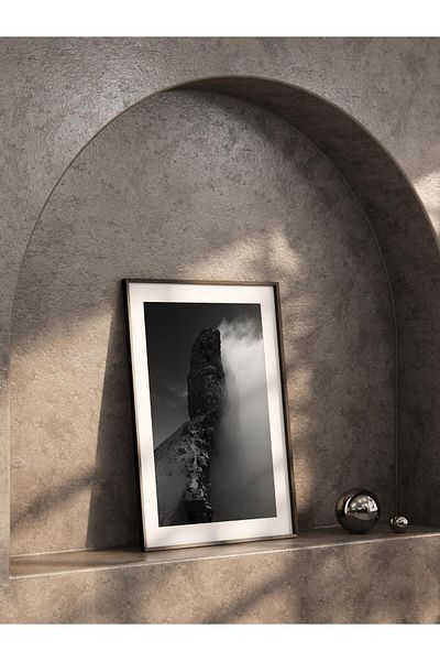 Postifull Ασπρόμαυρη αφίσα HD Photo Frameless - Διακόσμηση τοίχου σαλονιού και κουζίνας Νο:47
