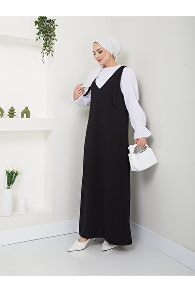 VOLT CLOTHİNG Dámský dvoudílný košilový oblek Gillet šaty