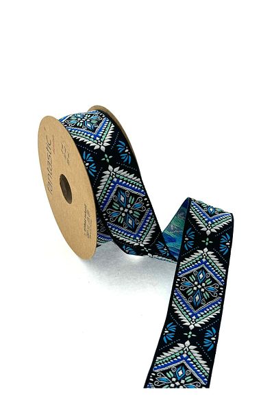 FANTASTIC KURDELE Πλάτος 3,5cm Μήκος 10mt Ethnic Pattern Κορδέλα Πλεκτής Περικοπής