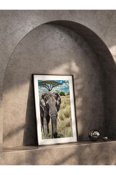 Postifull Frameless Poster, Animals & Safari Painting No:36, Hd Photo, Living Room, Kitchen Wall Decor Poster